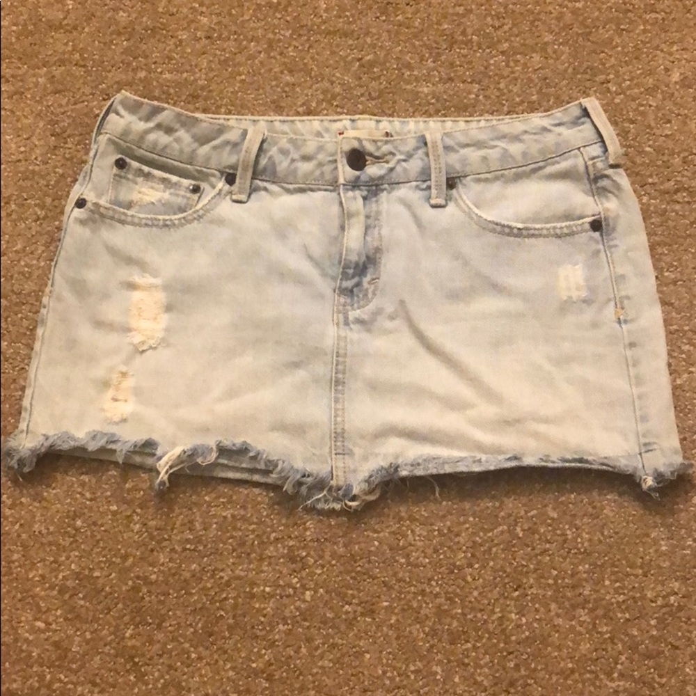 Mini Jean skirt